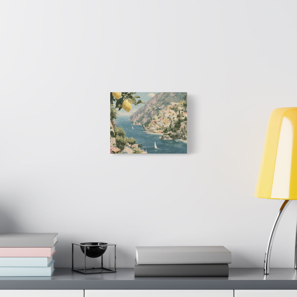 Italian Riviera Art Canvas Stretched, 1.25"
