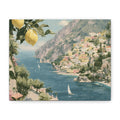 Italian Riviera Art Canvas Stretched, 1.25"