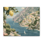 Italian Riviera Art Canvas Stretched, 1.25"